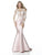Sherri Hill - 51606 Long Sleeve Lace Mikado Mermaid Dress In White