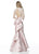 Sherri Hill - 51606 Long Sleeve Lace Mikado Mermaid Dress In White