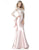 Sherri Hill - 51606 Long Sleeve Lace Mikado Mermaid Dress In White