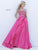 Sherri Hill - 51607 Beaded Taffeta Ballgown with Embellished Choker In Pink