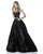 Sherri Hill - 51609 Strapless Satin Ballgown with Jewel Encrusted Belt In Black