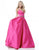 Sherri Hill - 51609 Strapless Satin Ballgown with Jewel Encrusted Belt In Pink