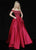 Sherri Hill - 51610 Beaded Satin Off The Shoulder Long Dress In Red