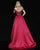 Sherri Hill - 51610 Beaded Satin Off The Shoulder Long Dress In Red