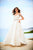Sherri Hill - 51613 A Line Beaded Dress with Bejeweled Cold Shoulders In White
