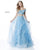Sherri Hill - 51617 Two Piece Off-Shoulder Tulle Evening Dress In Blue
