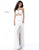 Sherri Hill - 51619 Two Piece Sweetheart A-Line Evening Dress In White