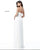 Sherri Hill - 51619 Two Piece Sweetheart A-Line Evening Dress In White