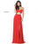 Sherri Hill - 51619 Two Piece Sweetheart A-Line Evening Dress In Red