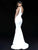 Sherri Hill - 51635 Beaded Jersey Fitted Dress In White