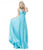 Sherri Hill - 51639 Embellished Strap Sweetheart Neckline Chiffon Gown In Blue