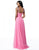 Sherri Hill - 51639 Embellished Strap Sweetheart Neckline Chiffon Gown In Pink
