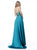 Sherri Hill - 51646 Beaded Ladder Back Halter Long Dress In Blue