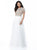 Sherri Hill - 51652 Beaded Jewel Neck Chiffon A-line Gown In White
