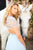 Sherri Hill - 51652 Beaded Jewel Neck Chiffon A-line Gown In White