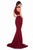 Sherri Hill - 51682 High Halter Mermaid Evening Dress In Red