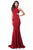 Sherri Hill - 51682 High Halter Mermaid Evening Dress In Red