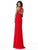 Sherri Hill - 51686 Beaded High Halter Jersey Fitted Dress In Red