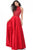 Sherri Hill - 51690 High Halter Beaded Taffeta Dress In Red