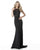 Sherri Hill - 51697 Beaded Halter Jersey Trumpet Dress In Black