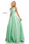 Sherri Hill - 51703 Sherri Hill High Neckline Long Dress 51703 In Green