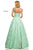 Sherri Hill - 51703 Sherri Hill High Neckline Long Dress 51703 In Green
