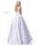 Sherri Hill - 51703 Sherri Hill High Neckline Long Dress 51703 In Purple