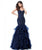 Sherri Hill - 51706 Beaded Sweetheart Long Lace Mermaid Dress In Blue