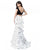 Sherri Hill - 51717 Two Piece Lace Polka Dot Mermaid Dress In Black and White