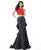 Sherri Hill - 51717 Two Piece Lace Polka Dot Mermaid Dress In Red and Black
