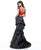 Sherri Hill - 51717 Two Piece Lace Polka Dot Mermaid Dress In Red and Black