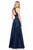 Sherri Hill - 51723 Two Piece Beaded Crop Top A Line Dress In Blue