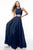 Sherri Hill - 51723 Two Piece Beaded Crop Top A Line Dress In Blue