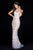 Sherri Hill - 51740 Fully Beaded Plunging V-Neck Sheath Dress In Gold and Silver