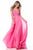 Sherri Hill - 51744 Beaded Cap Sleeve Ruched Bodice Dress In Pink