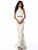 Sherri Hill - 51770 Lace Bandeau Open Back Two-Piece Dress In White