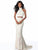Sherri Hill - 51770 Lace Bandeau Open Back Two-Piece Dress In White