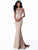 Sherri Hill - 51776 Beaded Strappy Sweetheart Mermaid Dress In Neutral