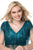 Sherri Hill - 51781 Short Two Piece Bead-Fringe Sheath Dress In Green