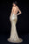 Sherri Hill - 51783 Lace-Up Back Sequin Fitted Evening Gown In Gold