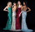 Sherri Hill - 51783 Lace-Up Back Sequin Fitted Evening Gown In Red