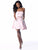 Sherri Hill - 51823 Strapless Satin Two-Piece Cocktail Dress In Pink