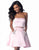 Sherri Hill - 51823 Strapless Satin Two-Piece Cocktail Dress In Pink