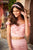 Sherri Hill - 51862 Two-Piece Floral Applique Off The Shoulder Dress In Pink