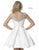 Sherri Hill - 51878 Embellished Illusion Bateau Brocade A-line Dress In White