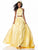 Sherri Hill - 51883 Two-Piece Sleeveless Satin Ballgown In Yellow