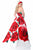Sherri Hill - 51887 Strapless Floral Print Semi-Sweetheart Ballgown In Red and Print