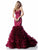 Sherri Hill - 51890 Ruched Sweetheart Ruffled Mermaid Dress In Purple