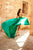 Sherri Hill - 51897 Crisscross Halter Long A Line Satin Dress In Green
