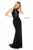 Sherri Hill - 51899 Lace Halter Jersey Sheath Dress In Black